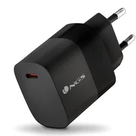NGS Cargador de Pared GaN2 20W USB-C Negro BUD20W